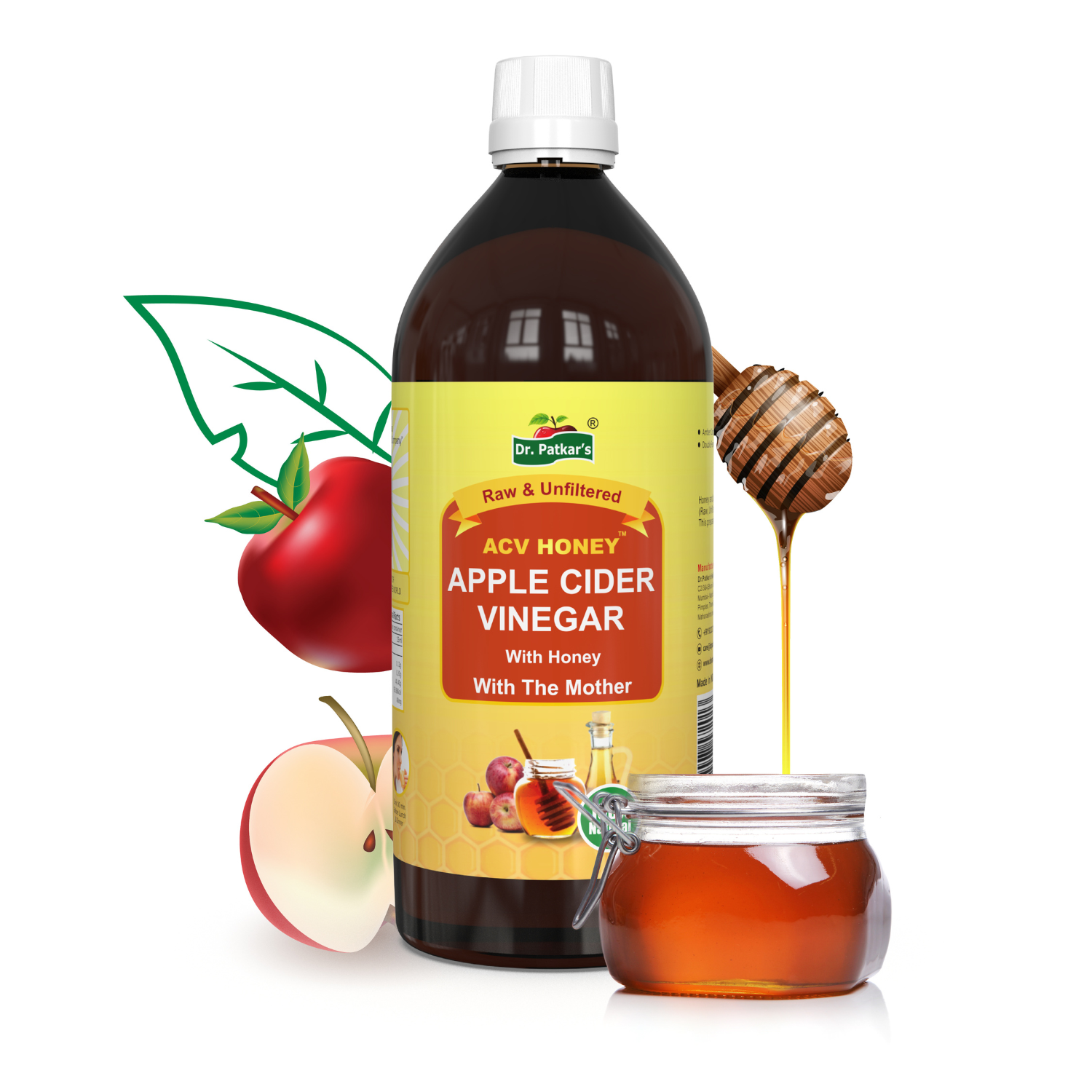 Dr. Patkar's Apple Cider Vinegar With Honey 500ml